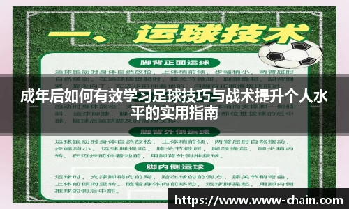成年后如何有效学习足球技巧与战术提升个人水平的实用指南